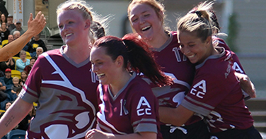 ecstatic soccer players